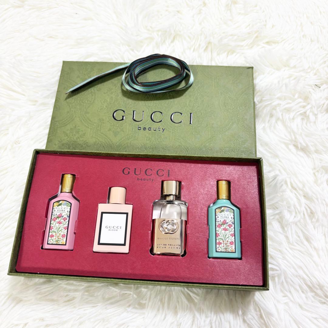 GUCCI 香水 ミニ ディスカバリーキット ギフトセット 4本セット グッチ ギフトセット ギルティ ブルーム グッチフローラ 数量限定 ファム 拍卖