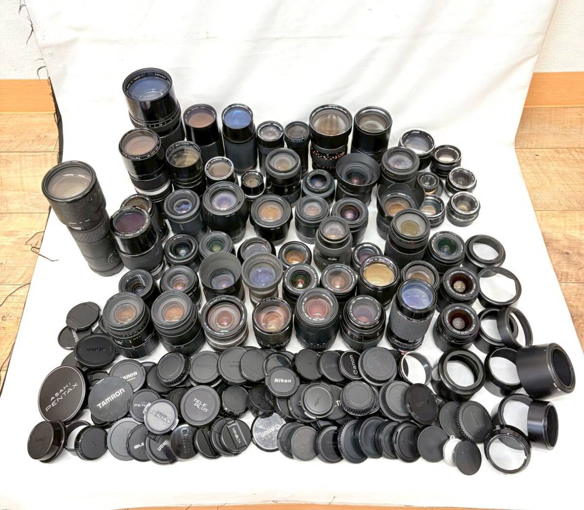 ★103* カメラレンズ まとめて55点 PENTAX/ペンタックス OLYMPUS/オリンパス TAMRON/タムロン SIGMA/シグマ キャノン ニコン 他拍卖