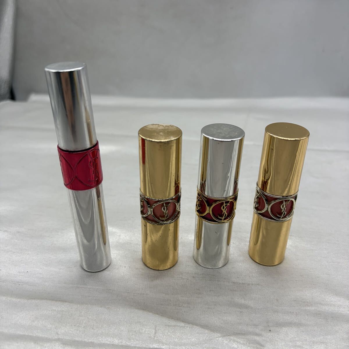 YSL イヴサンローラン リップ 4点セット ルージュ ヴォリュプテ シャイン No.15 No.43 他 ティントインオイル まとめ売り u2845拍卖