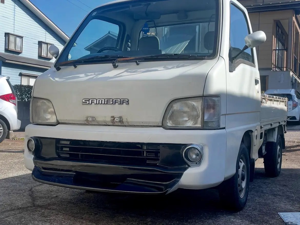 サンバー 4WD 車検あり エアコンパワステ 純正パーツ全部あり TT2 カスタム 軽トラ拍卖