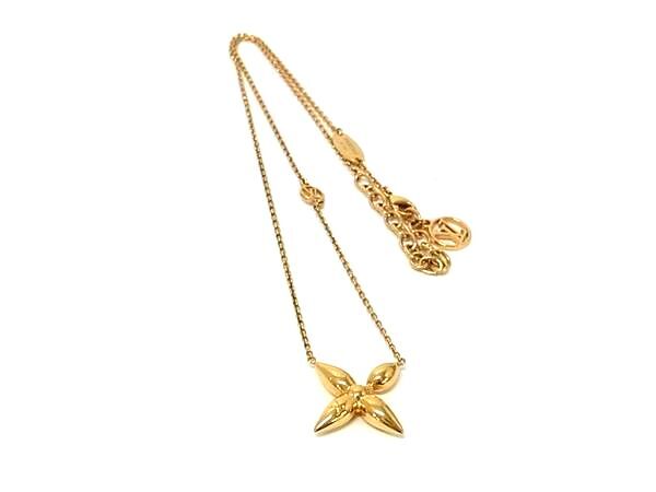1円 ■美品■ LOUIS VUITTON ルイヴィトン M00365 コリエ ルイゼット ネックレス ペンダント アクセサリー ゴールド系 FX4220拍卖