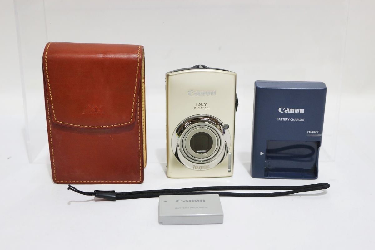 H659H 099 Canon コンパクトデジタルカメラ IXY DIGITAL 920 IS 本体・バッテリー・充電器・ストラップ・ケースのみ 中古品拍卖