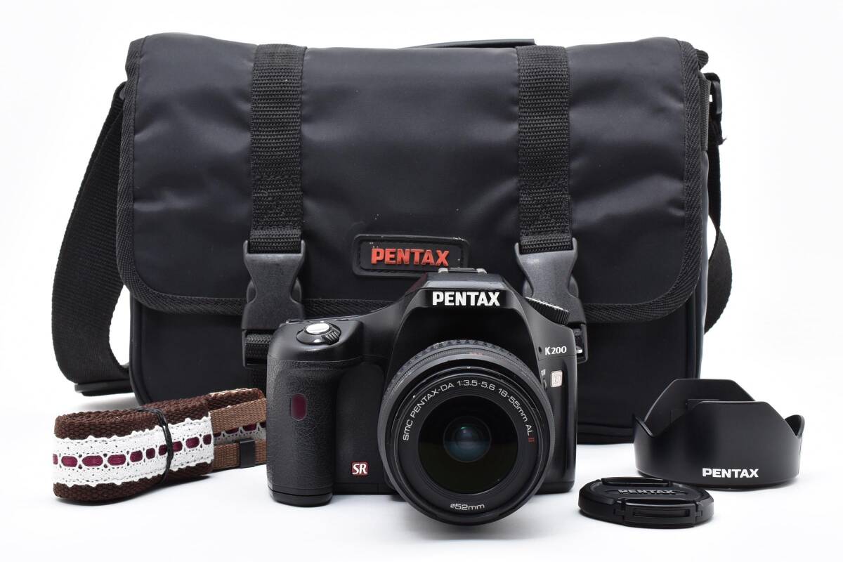 ★単三駆動!ボディ内手ブレ補正名機キット★ ペンタックス PENTAX K200D レンズキット #1158拍卖