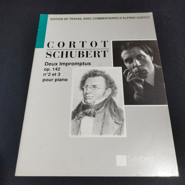 楽譜 ピアノソロ シューベルト 即興曲 変イ長調 Op.142/2、変ロ長調 Op.142/3 コルトー編 仏語のみ 棚NpA13拍卖