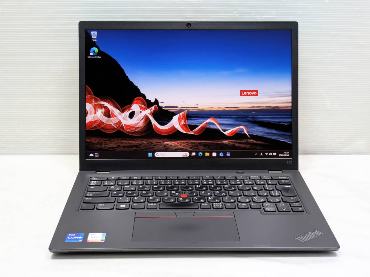 第12世代 Core i5-1235U搭載 Lenovo ThinkPad L13 Gen3 13.3インチWUXGA液晶 メモリー16G SSD256G Webカメラ Wifi Windows11拍卖