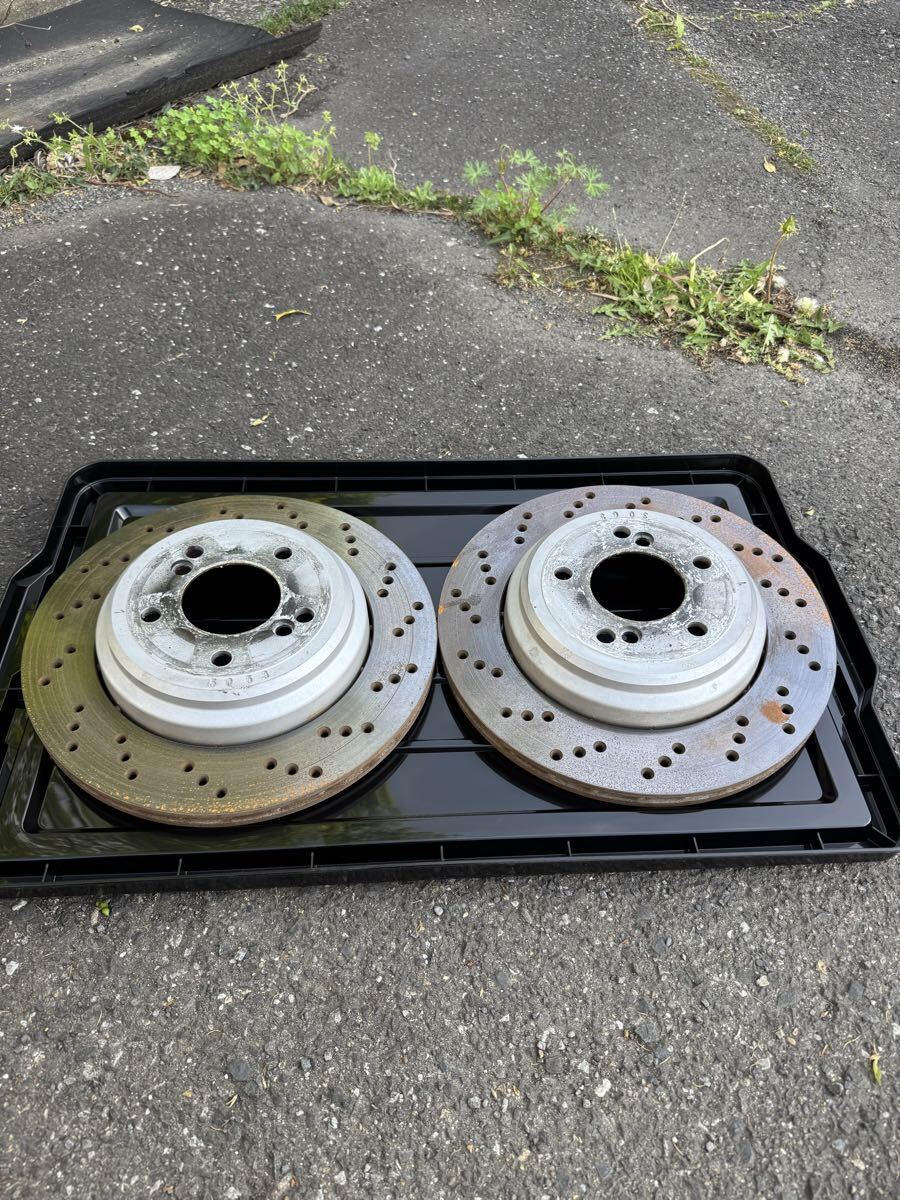 BMW E46 M3 ドリルド ブレーキ ロータ リア 左右 拍卖