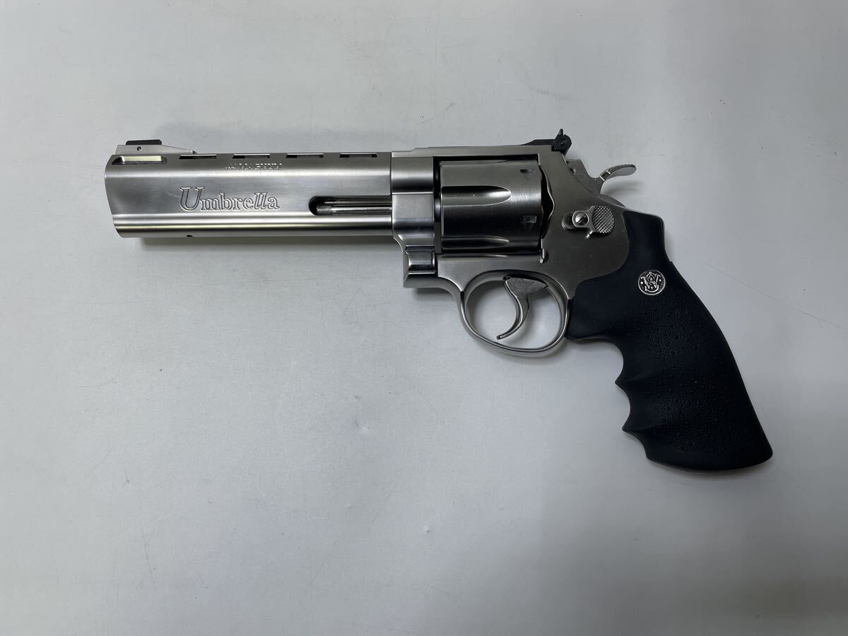【限定品】タナカ S&W M629 アンブレラ 8inch ステンレスフィニッシュ ガスリボルバー 動作確認済 漏れあり ジャンク扱い拍卖