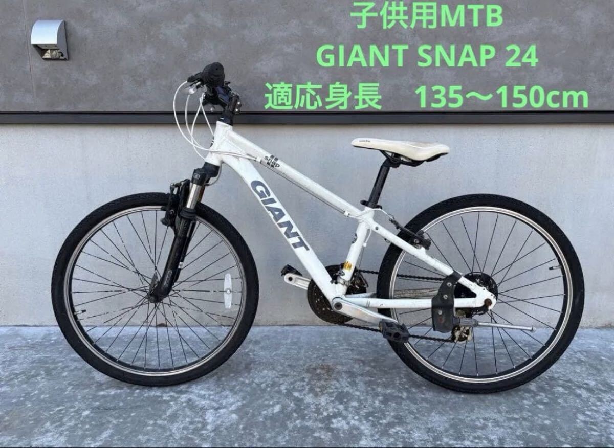 【引取限定】GIANT SNAP 24 子供用 MTB マウンテンバイク拍卖