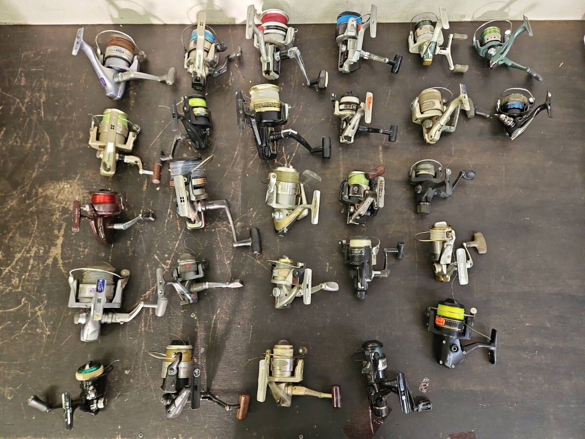 スピニングリール 27点まとめ DAIWA SHIMANO 釣具拍卖