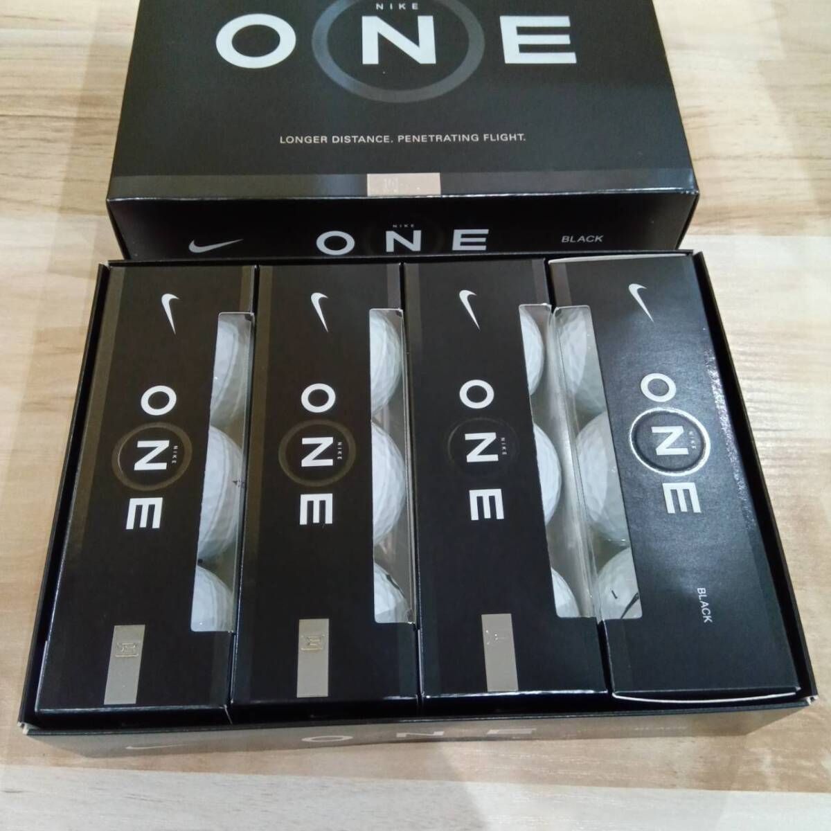 ナイキ(NIKE) 「ONE BLACK」ゴルフボール 12個拍卖