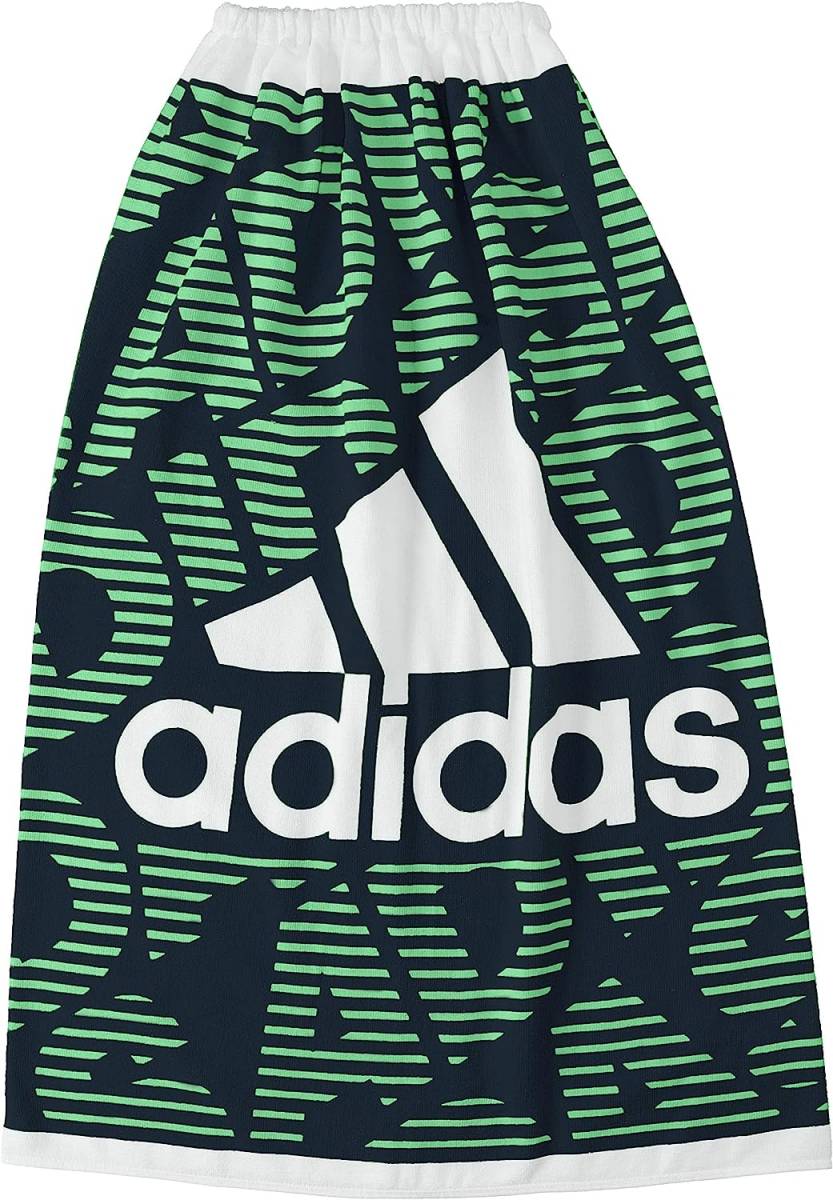 【KCM】Z-2adi-2★展示品【adidas/アディダス】ラップタオル L 巻きタオル 水泳 プール 着替え FTM27-DV0902 レジェンドインク 87×120cm拍卖