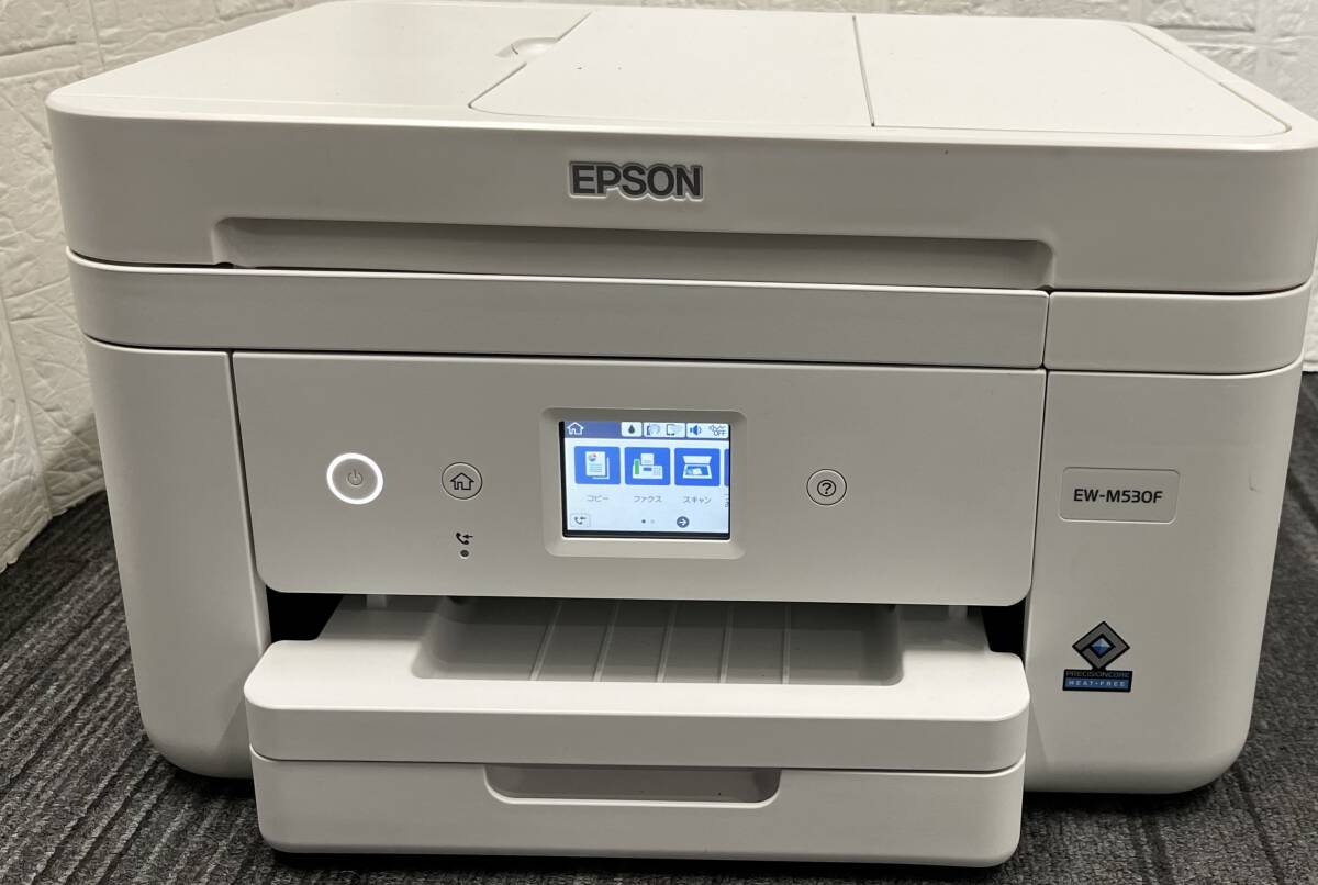 EPSON エプソン インクジェット複合機 EW-M530F プリンター 白 通電確認済み 保管品 注目99円スタート拍卖