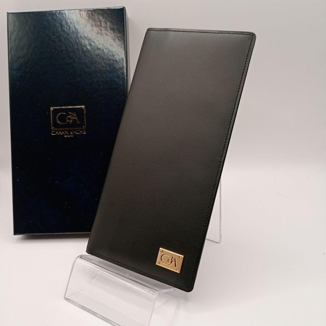 CARAN d'ACHE カランダッシュ ブラック 長財布 箱付拍卖