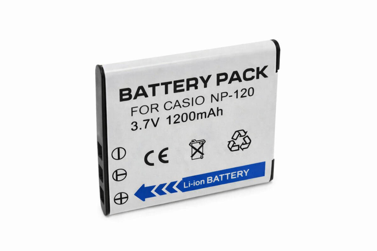 送料無料 カシオ NP-120 バッテリー 1200mAh EX-ZS20BK EX-ZS20PK EX-ZS20RD EX-ZS20SR EX-ZS26SR CASIO CNP120 互換品拍卖