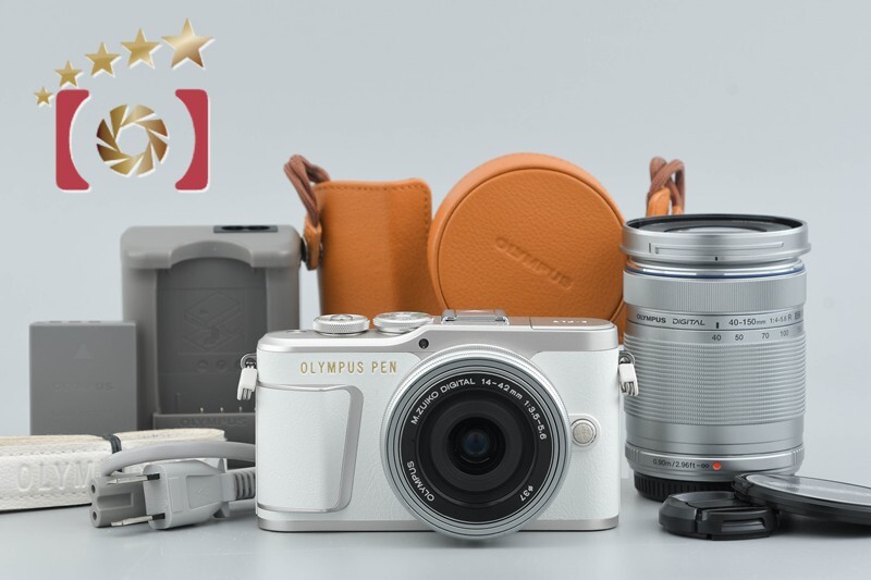 【中古】OLYMPUS オリンパス PEN E-PL9 ホワイト EZ ダブルズームキット拍卖
