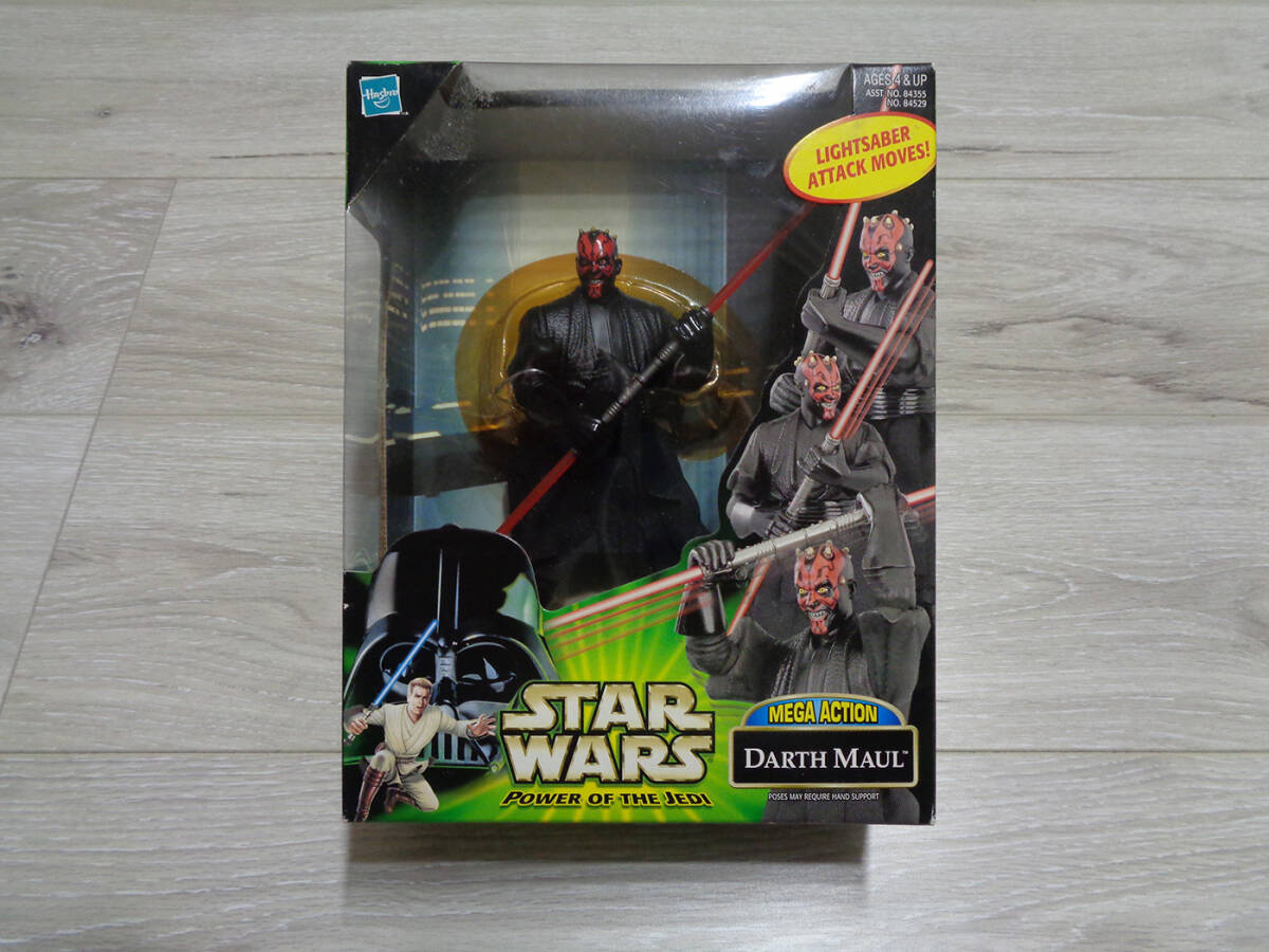スターウォーズ ダース・モール メガ・アクション ハズブロ 2000年 ビンテージ 新品 未開封 レア拍卖