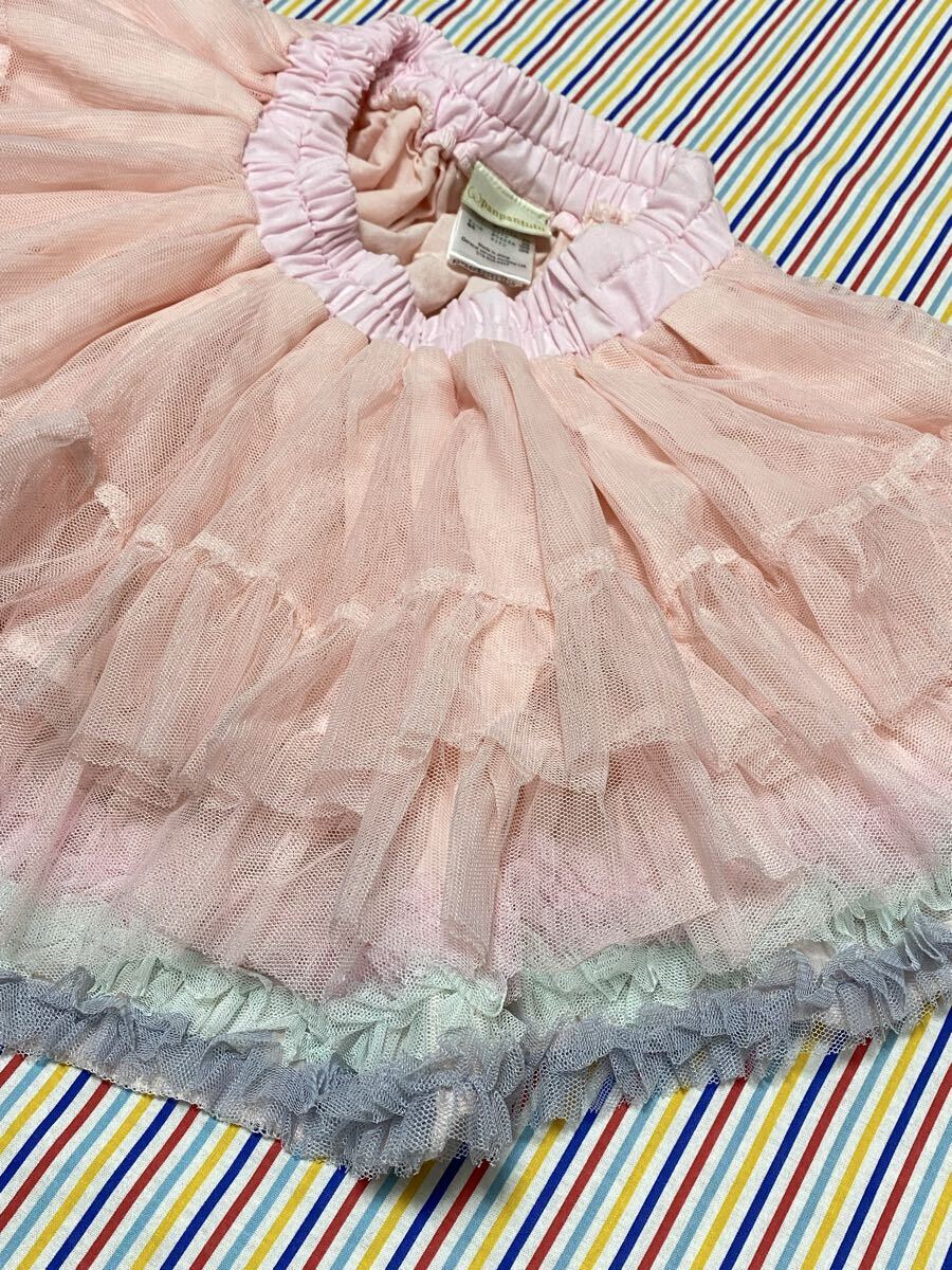 極美品!panpantutu パンパンチュチュ☆チュチュプリンセス☆サイズL 110 120 130☆ピンク水色グレー☆チュールフリルスカート検メゾピアノ拍卖
