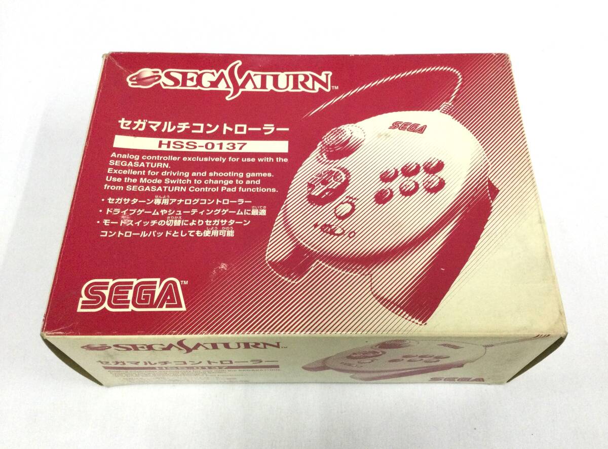 【GM8104/60/0】未動確のジャンク★セガサターン専用 セガマルチコントローラー★HSS-0137★SS★SEGA SATURN★セガ★レトロゲーム★拍卖