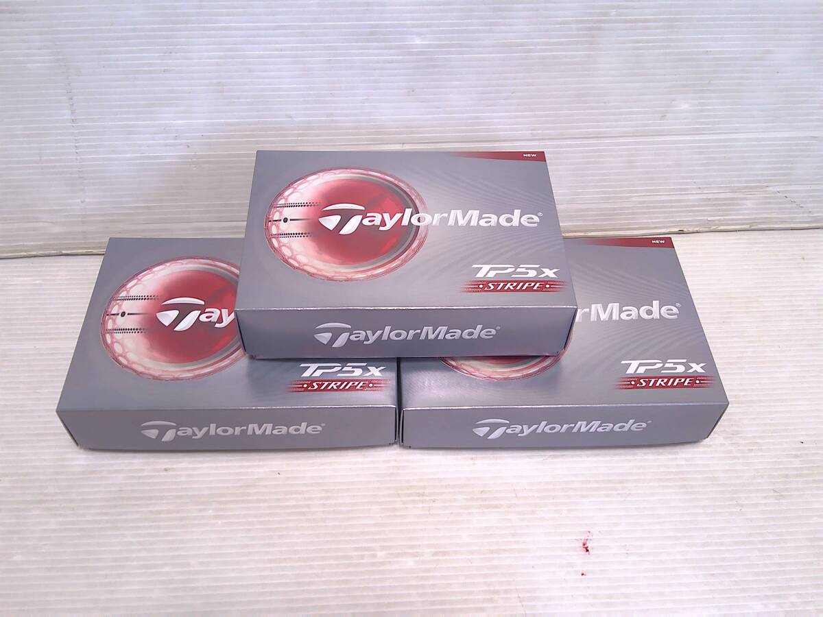 テーラーメイド ゴルフボール TP5X STRIPE WHITE 3ダースセット 日本仕様 新品拍卖