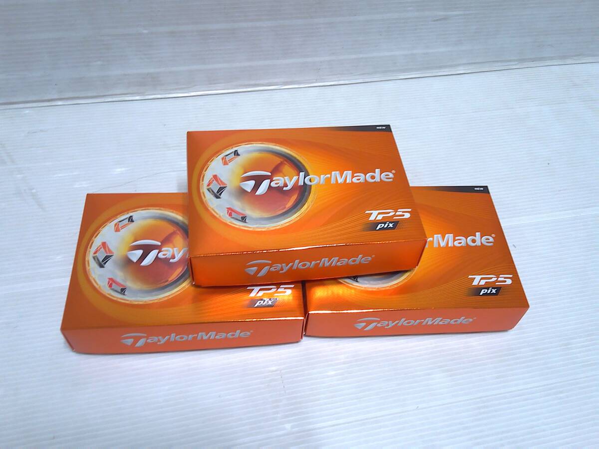 テーラーメイド ゴルフボール TP5 PIX WHITE 3ダースセット 日本仕様 新品拍卖