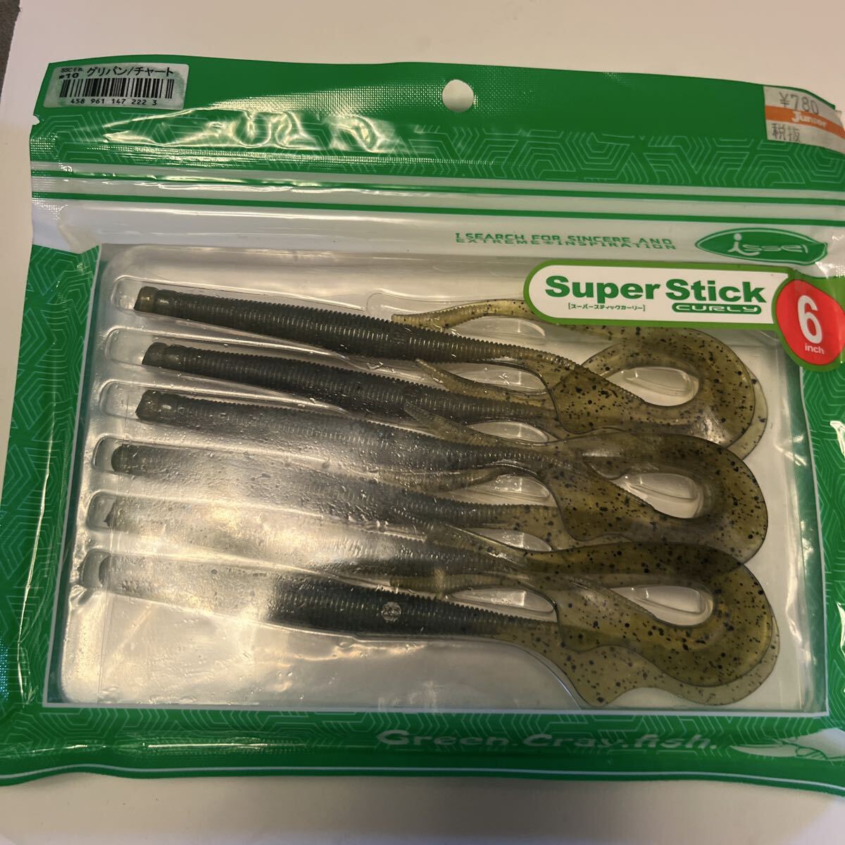 新品 一誠 スーパースティックカーリー 6インチ グリパンチャート issei イッセイ SUPER STICK CURLY拍卖