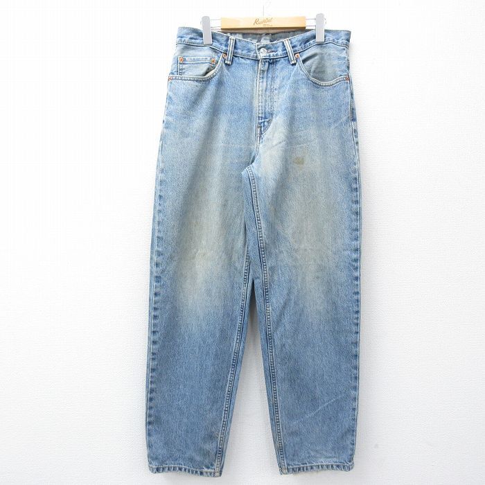 W33/古着 リーバイス Levis 560 ジーンズ メンズ テーパード コットン 紺 デニム 26mar27拍卖