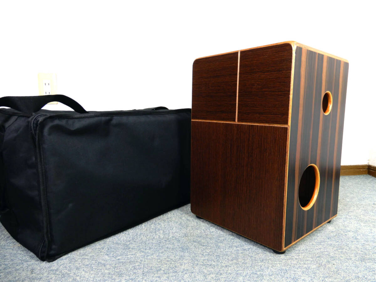 濱崎商会 カホン ◆ ケース付き 打楽器 サイズ W29.5 D29.5 H45.5cm拍卖