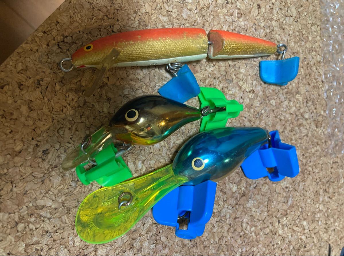 ラパラ クランクベイト ジョイントミノー 3個セット ルアーセット オールド拍卖