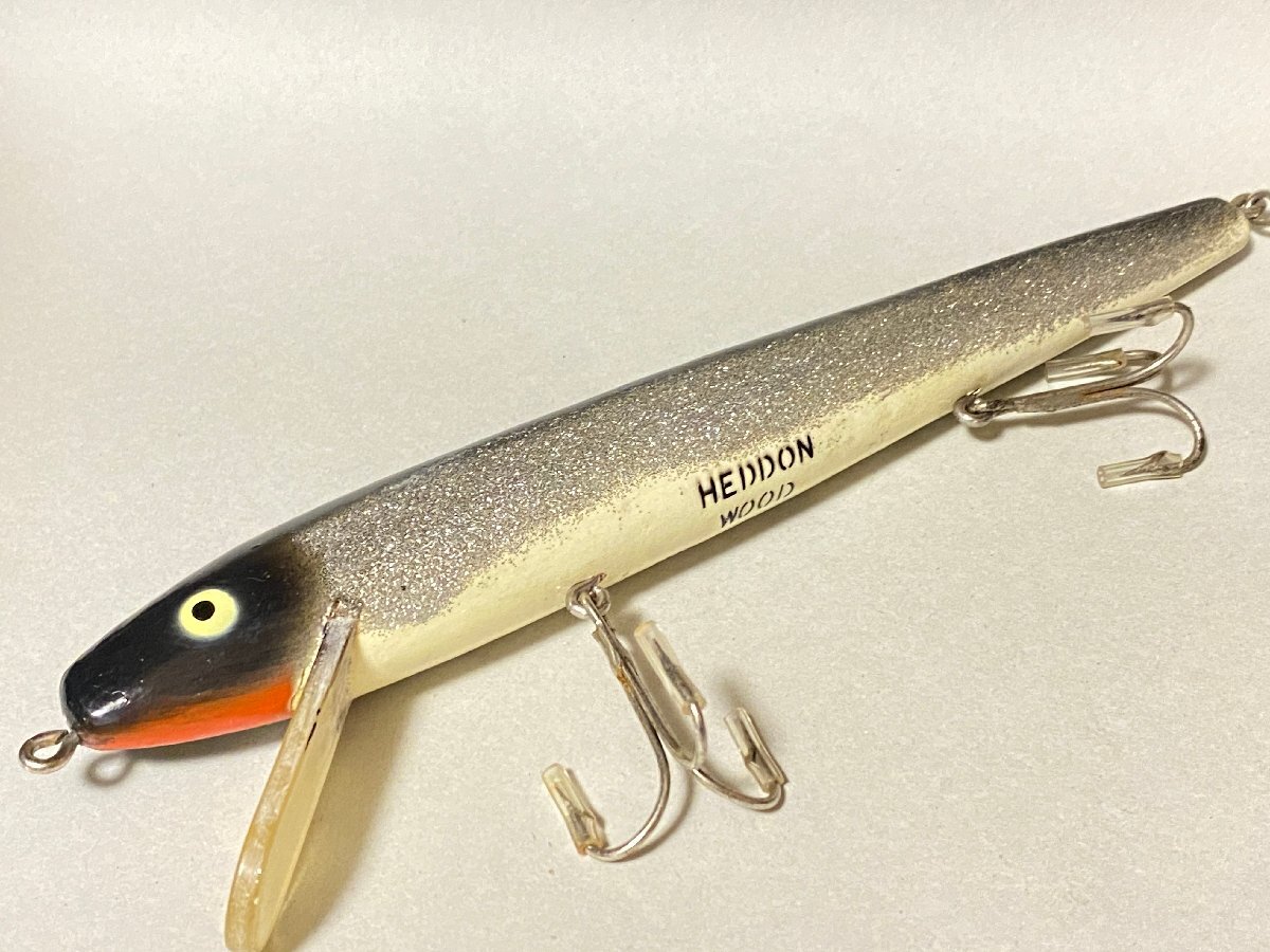 60s へドン キングコブラ 美品 希少 レア!! Heddon KINGCOBRA 全長21cm ビッグプラグビンテージ オールドルアー オールドタックル拍卖
