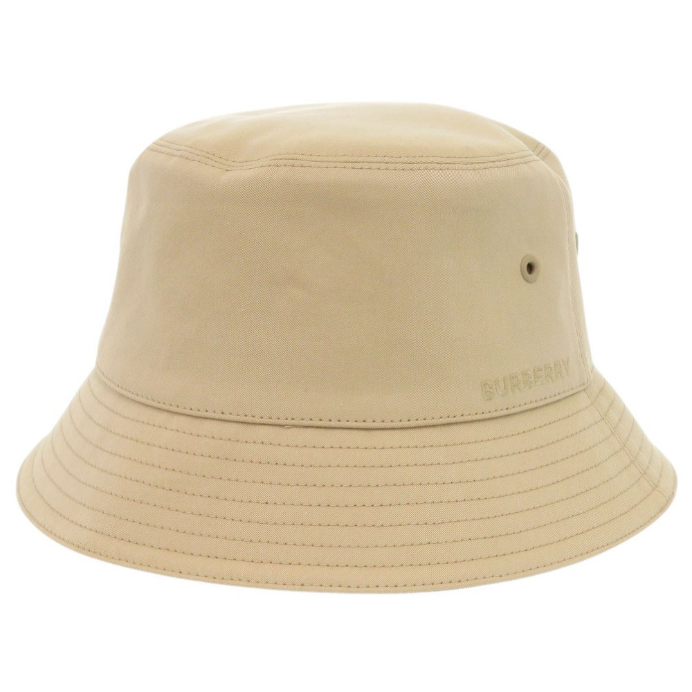 未使用 バーバリー ノバチェック コットン ベージュ バケットハット 帽子 1504 BURBERRY拍卖