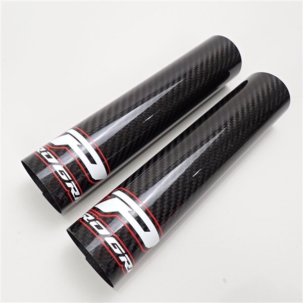 ♪ハスクバーナ/TE250 PROGRIP/プログリップ 綾織りカーボン フロントフォークプロテクション(HA0413A08)4st拍卖