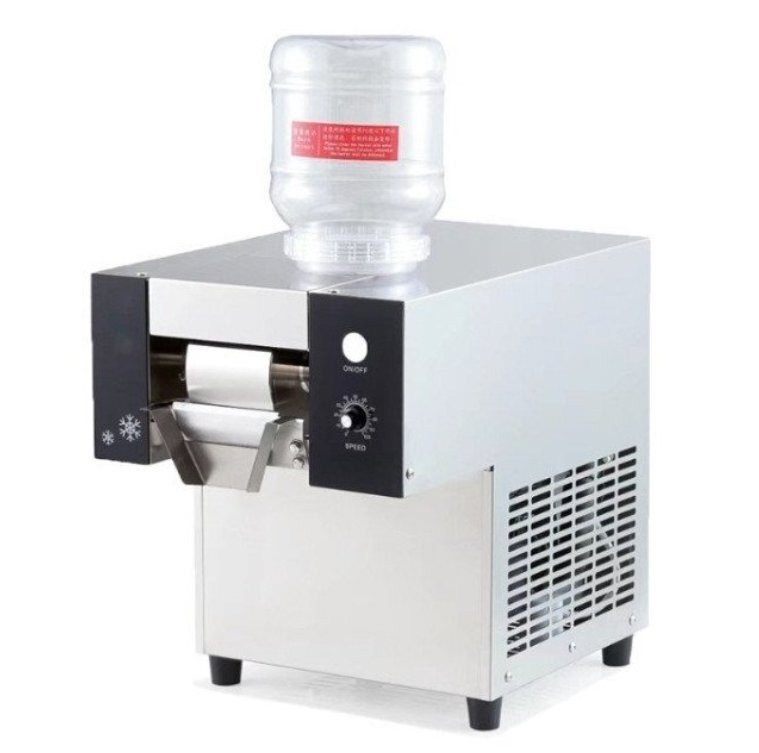 業務用スノーフレーク製氷機、80kg/24Hアイスシェーバーマシン、韓国かき氷機、電動スノーコーンマシンスノーアイスマシンメーカー拍卖