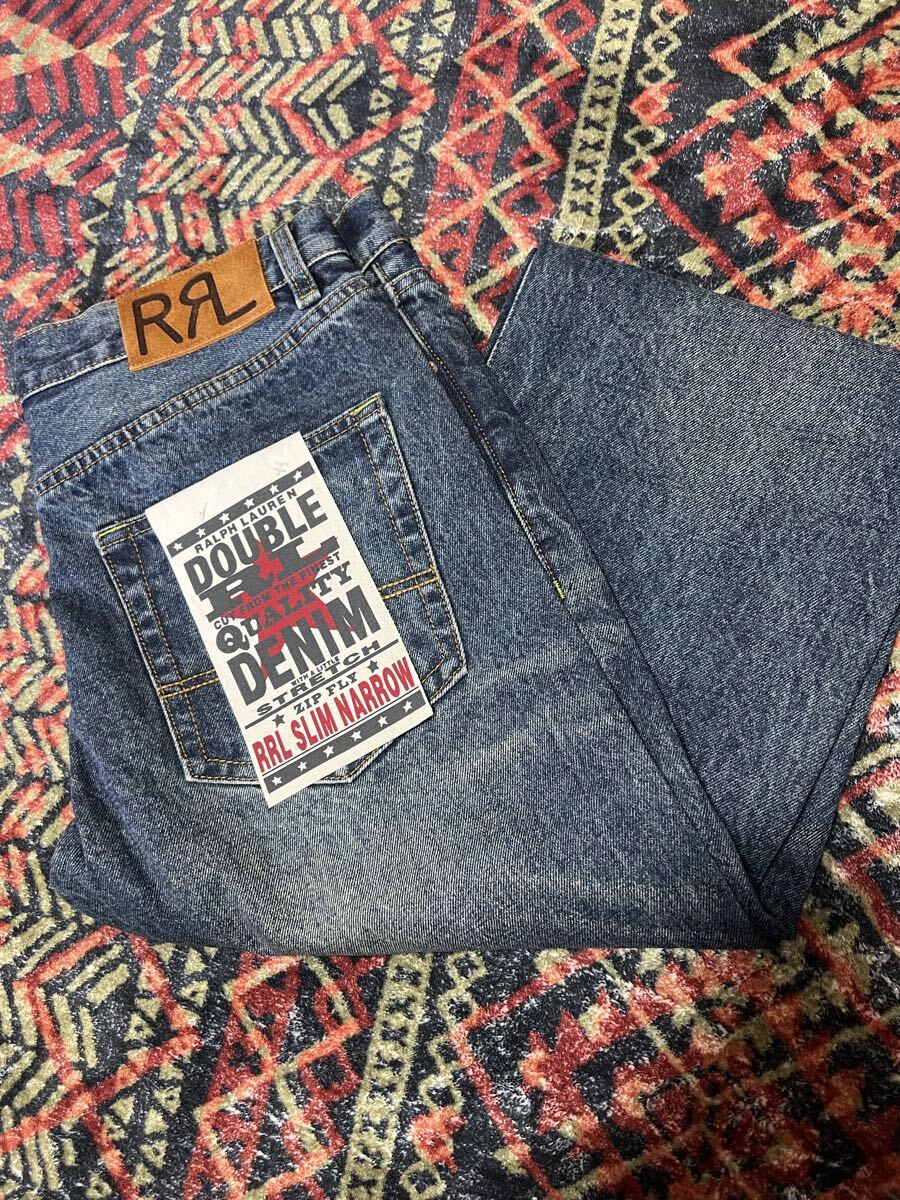 【新品】RRLダブルアールエル ウォッシュ加工 デニム拍卖