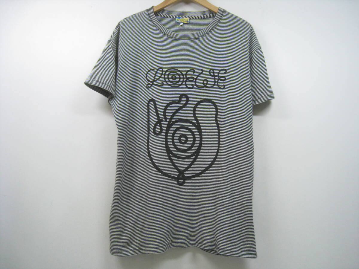 ポルトガル製 LOEWE ロエベ Tシャツ 半袖 カットソー 1719870 H6109570PC 白×黒 ホワイト ブラック サイズS拍卖