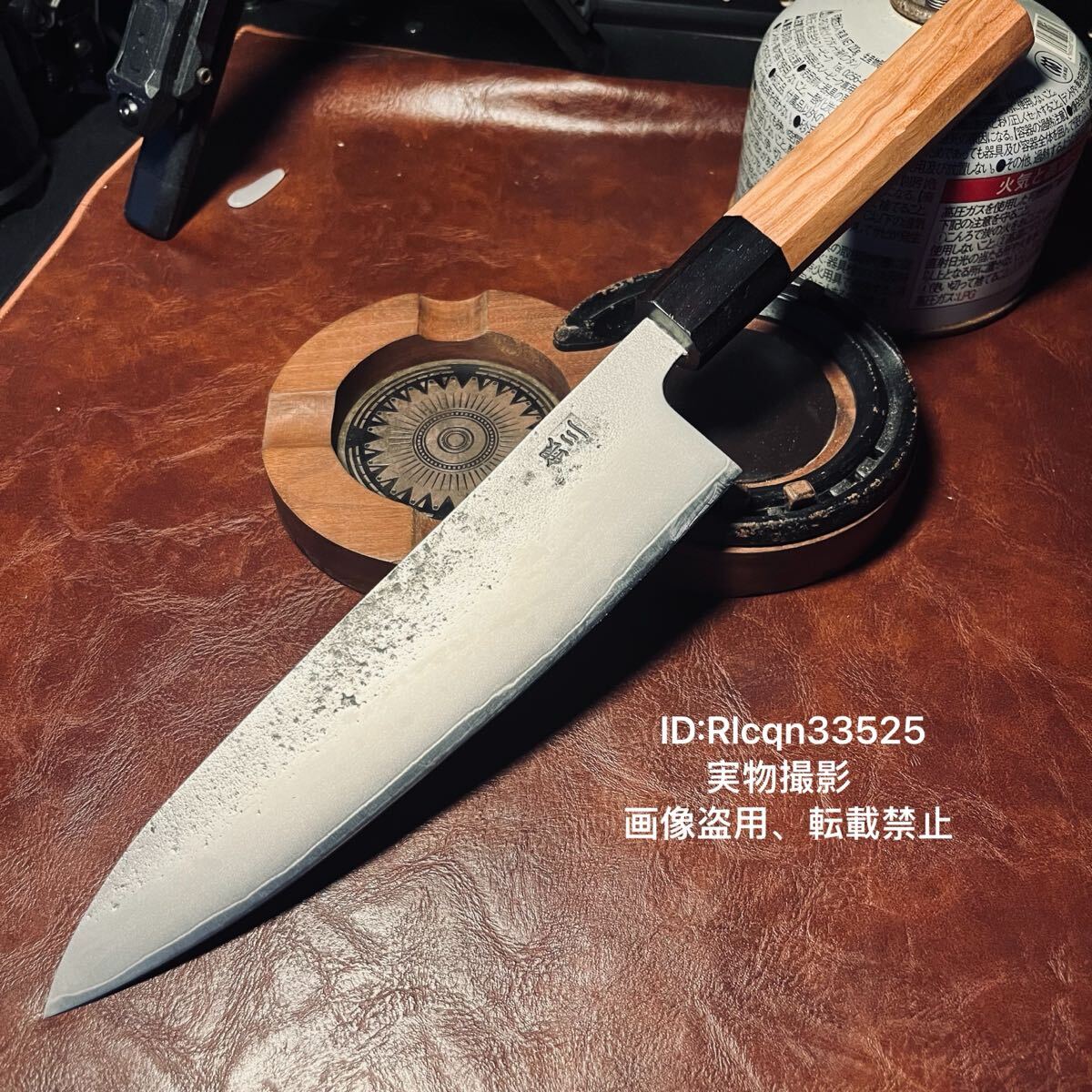 銀三 御料理包丁 刺身包丁 出刃和包丁 片刃本格 中華包丁 菜切包丁 薄刃包丁 刃物鋼 八角ハンドル 350mm 刃長さ20cm拍卖