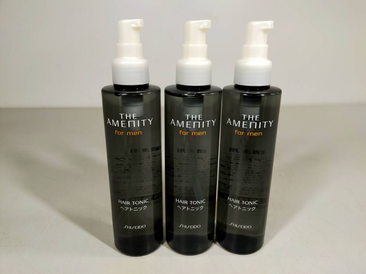 【未使用】資生堂 ヘアトニック THE AMENITY FOR MEN 3本セット 業務用 150ml×3 希少 A1547B99拍卖
