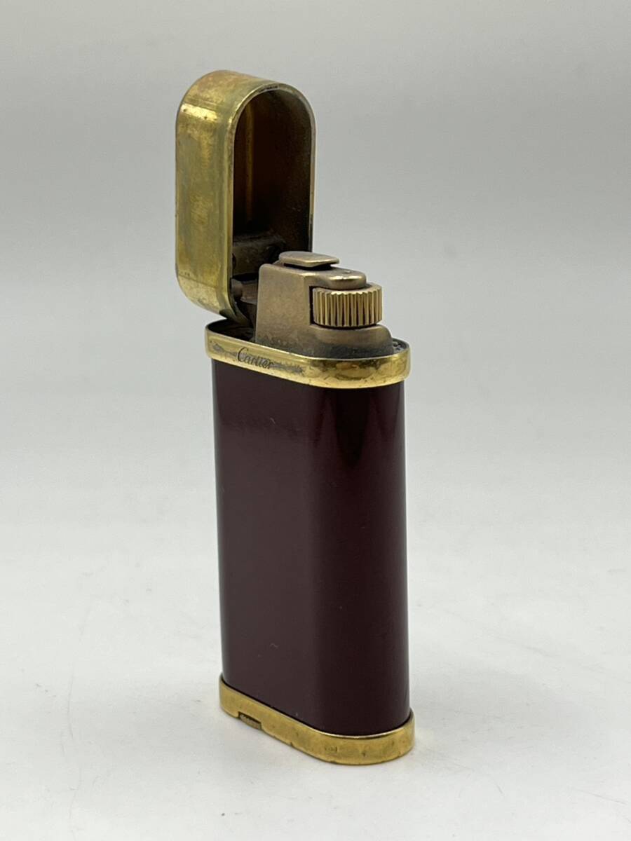 Cartier カルティエ ゴドロン ローラーガスライター ゴールド×ボールド ライター 喫煙具 拍卖