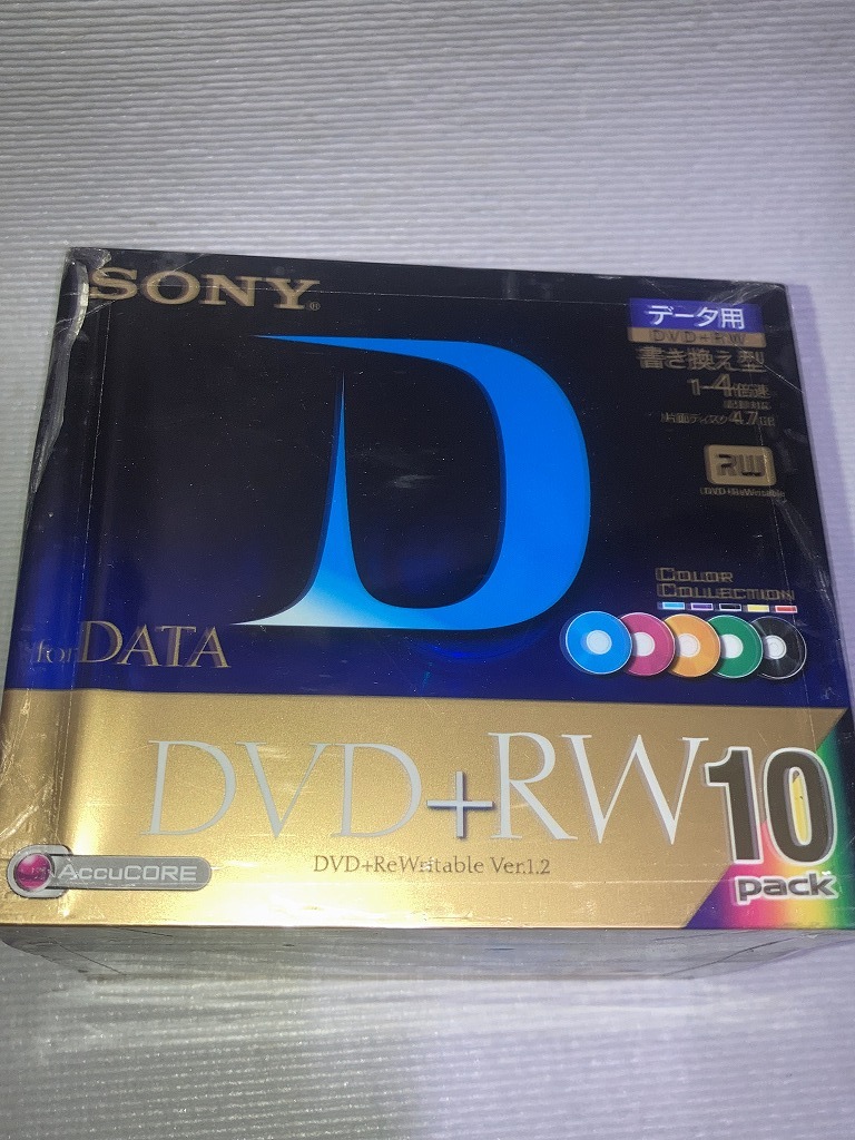 SONY DVD+RW 10枚パック 未開封 4.7GB 日本製 プラス拍卖