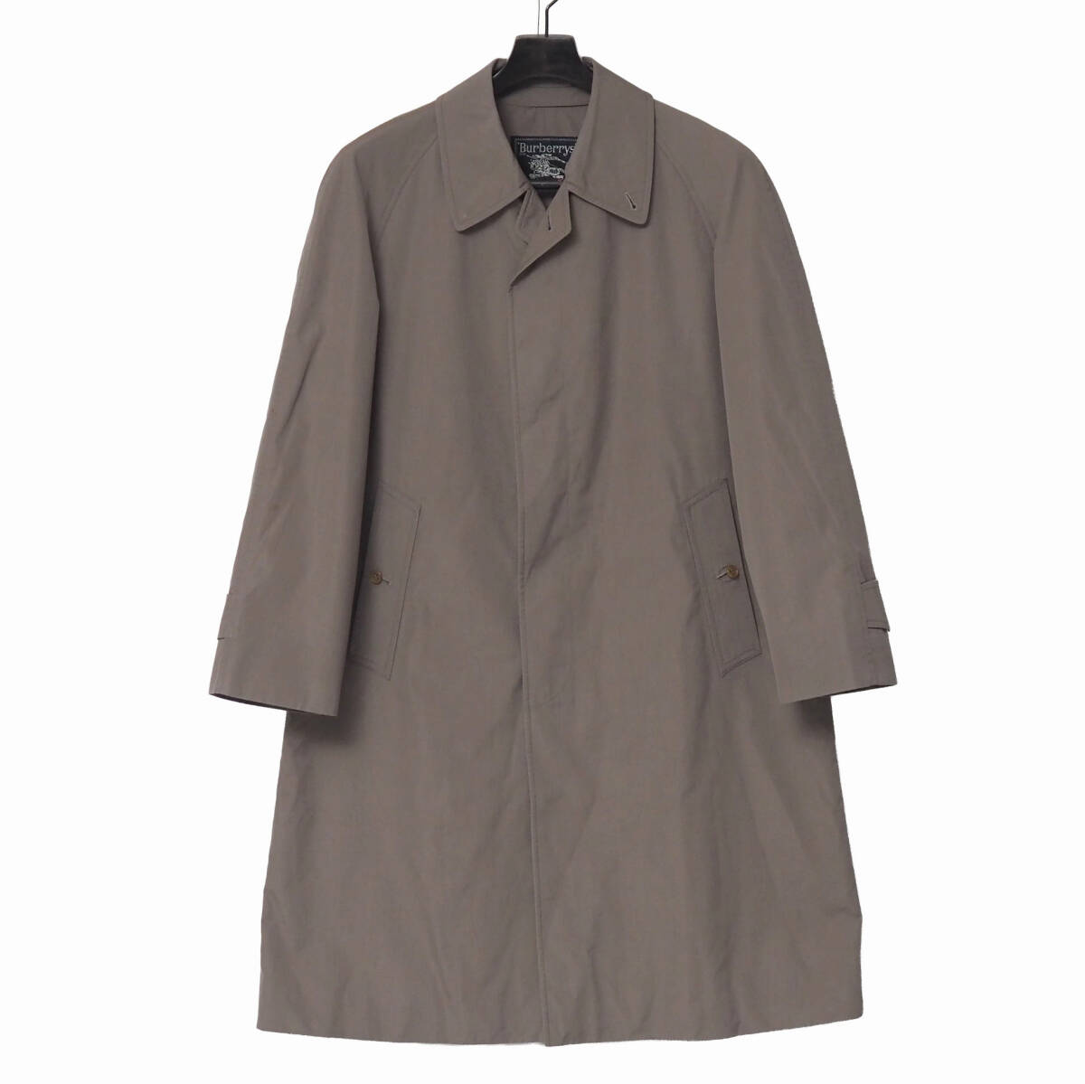 TK2406+90s*ヴィンテージ*Burberrys/バーバリー*メンズ*ステンカラーコート/バルマカーンコート*グレーベージュ系拍卖