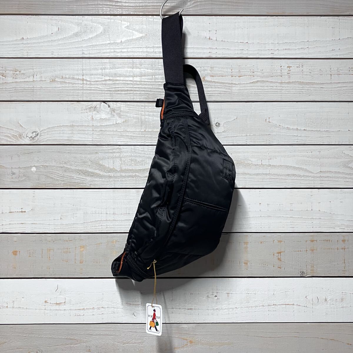 PORTER TANKER BLACK WAIST BAG YOSHIDA TOKYO MADE IN JAPAN 吉田カバン ポーター タンカー ブラック ウエストバッグ 拍卖