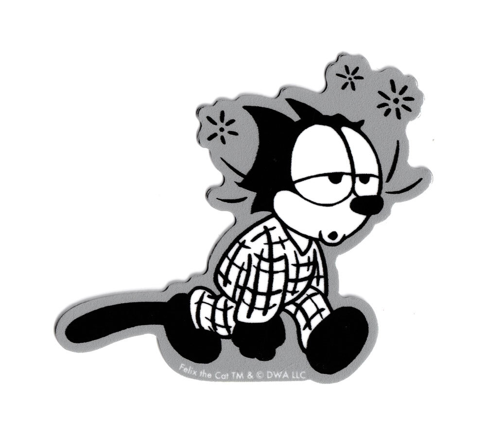 フィリックス・ザ・キャット ステッカー アメリカン アメリカ キャラクター 猫 おしゃれ スマホ ダイカットミニ 寝ぼけ クラシックイラスト拍卖