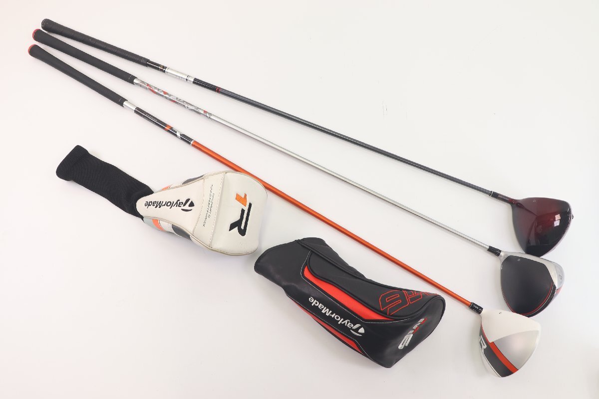 【3点】TaylorMade テーラーメイド ドライバー M6/R1/r7 CGB MAX FLAX S/SR ゴルフクラブ ゴルフ まとめ売り 9800-SM拍卖