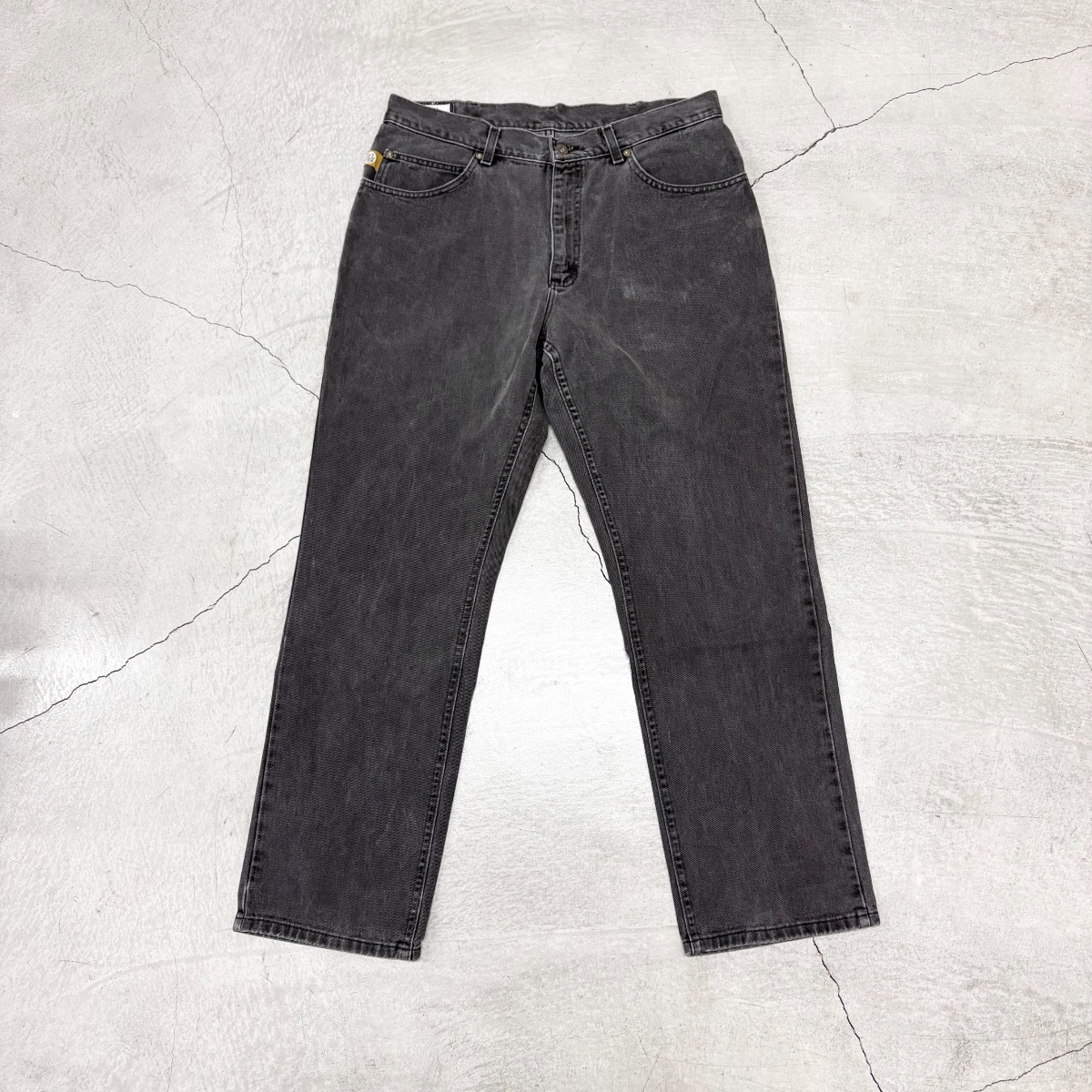 90s Lee Dungarees Can't bust'em リー キャントバステム ブラック 黒 デニム ジーンズ /CR拍卖