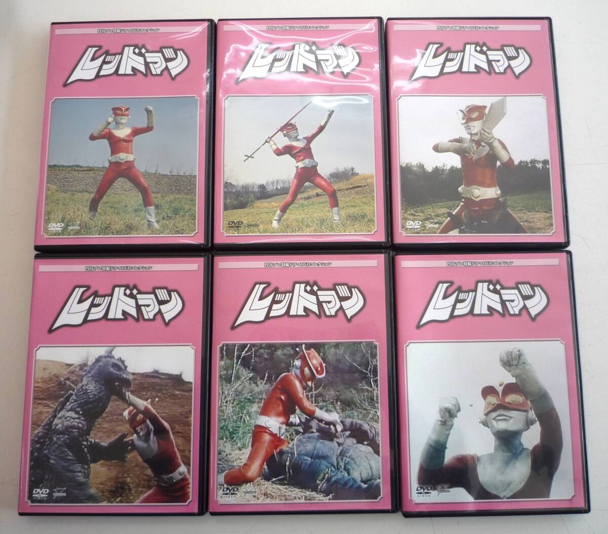 DVD コレクション 円谷プロ 特撮 レッドマン 117~122(第1話~第108話) 6点 現状品拍卖