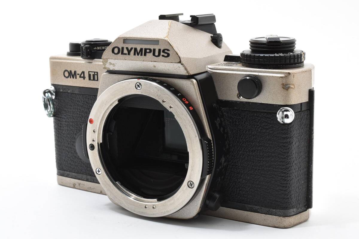 ★通電OK!!★ OLYMPUS オリンパス OM-4 Ti ボディ チタン フィルム一眼レフカメラ 現状品/ジャンク品 #4252拍卖