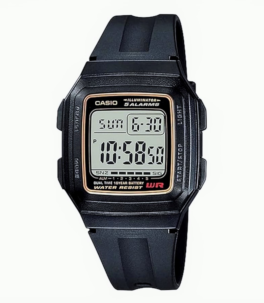CASIO/カシオ F-201WA デジタル腕時計 チープカシオ チプカシ 簡易包装にてお届け 拍卖