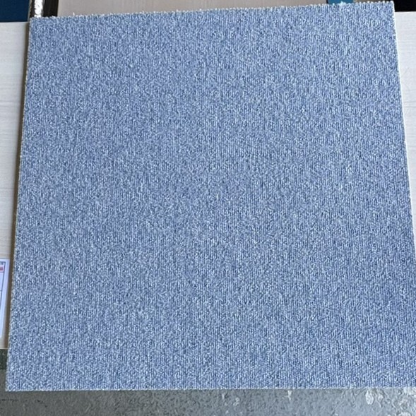 中古 東リ タイルカーペット 水色系 在庫300枚【 20枚セット 】50cm×50cm Y0183拍卖