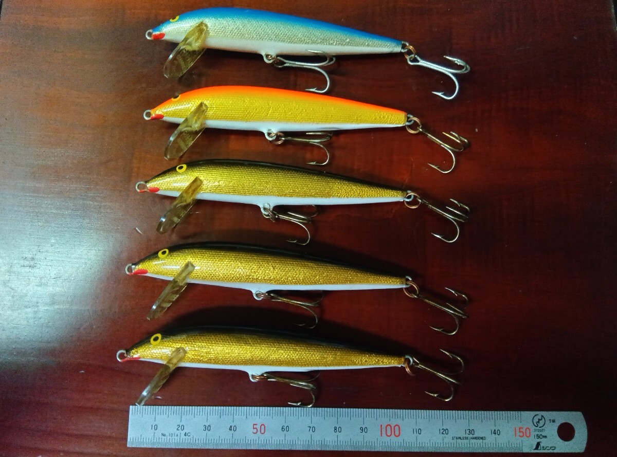 old RAPARA オールド ラパラ カウントダウン CD-11 良品5点セット! 検索)口紅、heddon、レーベル、ボーマー拍卖