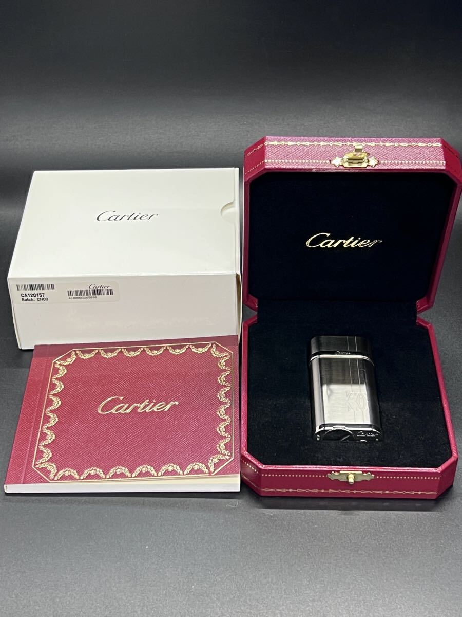 Cartier カルティエ ガスライター ゴドロン 2C シルバー 箱付き 綺麗です!拍卖