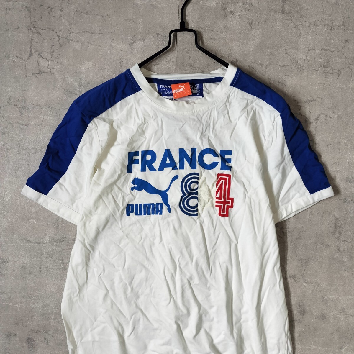 PUMA プーマ FRANCE 84 半袖 サッカーTシャツ Y2K ユニセックス ストリート スケーター アメリカ古着拍卖